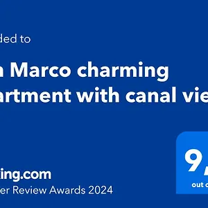 San Marco Charming With Canal View Apartment Venice